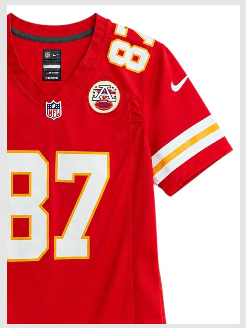 Nike Women's Travis Kelce 87 Chiefs Red NFL Game Jersey S - Picture 3 of 7